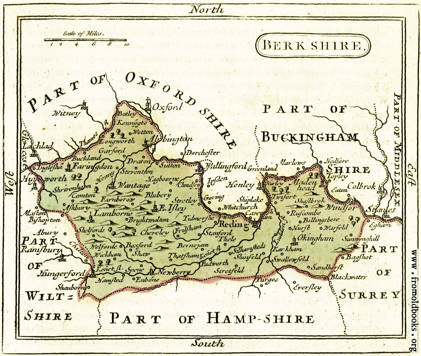 Map of Berkshire