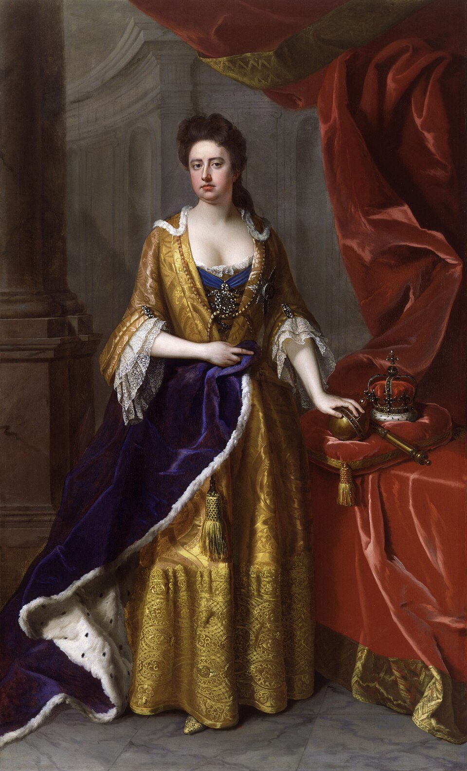 Queen Anne (1665-1714) by Michael Dahl